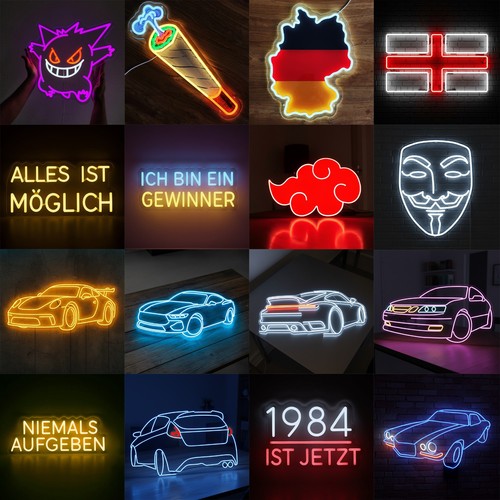 Neon led schild usb licht - neon,