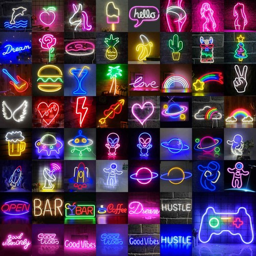 Neon led schild usb - schild, licht