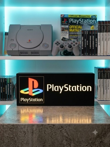 Playstation led lightbox lamp - playstation,