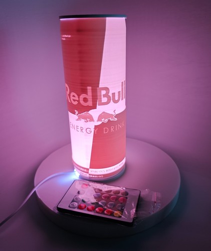 Red bull led - lampe, 3d