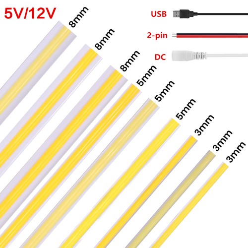 12v cob led streifen - 5v,