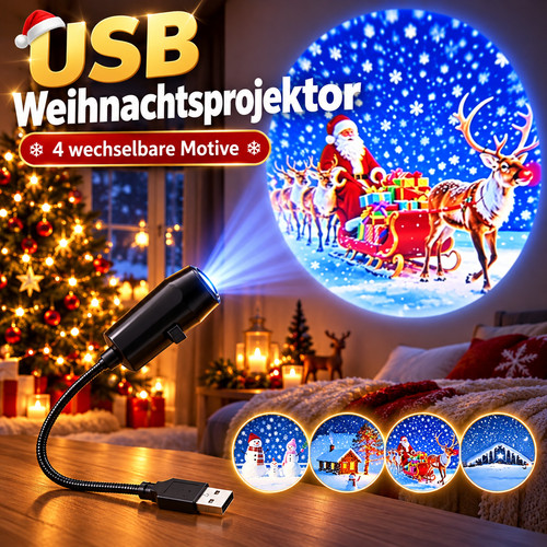 Usb weihnachtsprojektor led - usb,