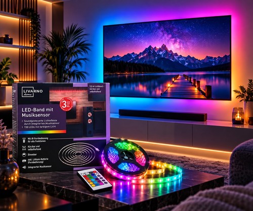 Led band backlight - band, tv