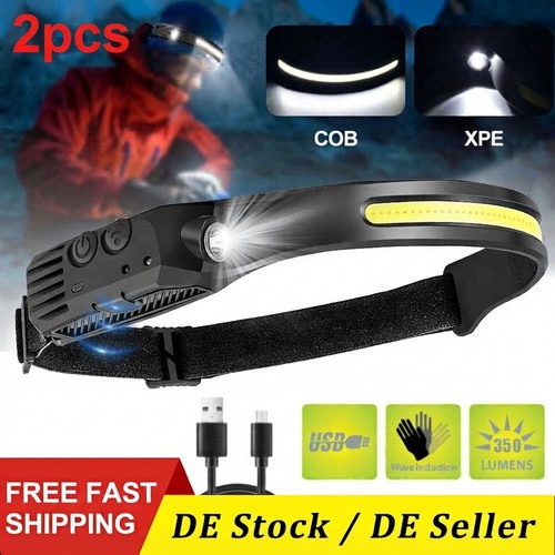 Modi stirnlampe cob - 2x,