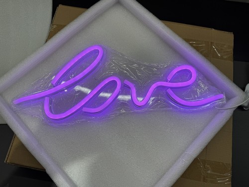 Led neonschild love usb - led,